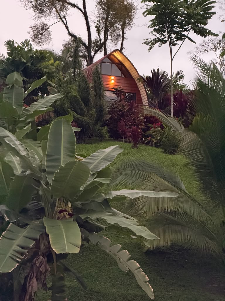 Guaney Bungalows surrounded by La Fortuna rainforest